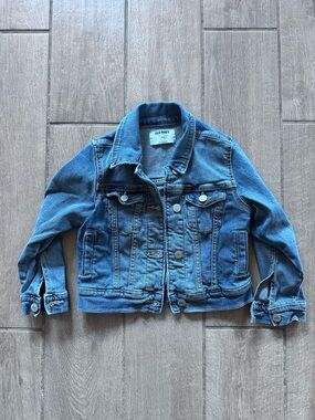 Old Navy Kids Blue Washed Denim Jacket